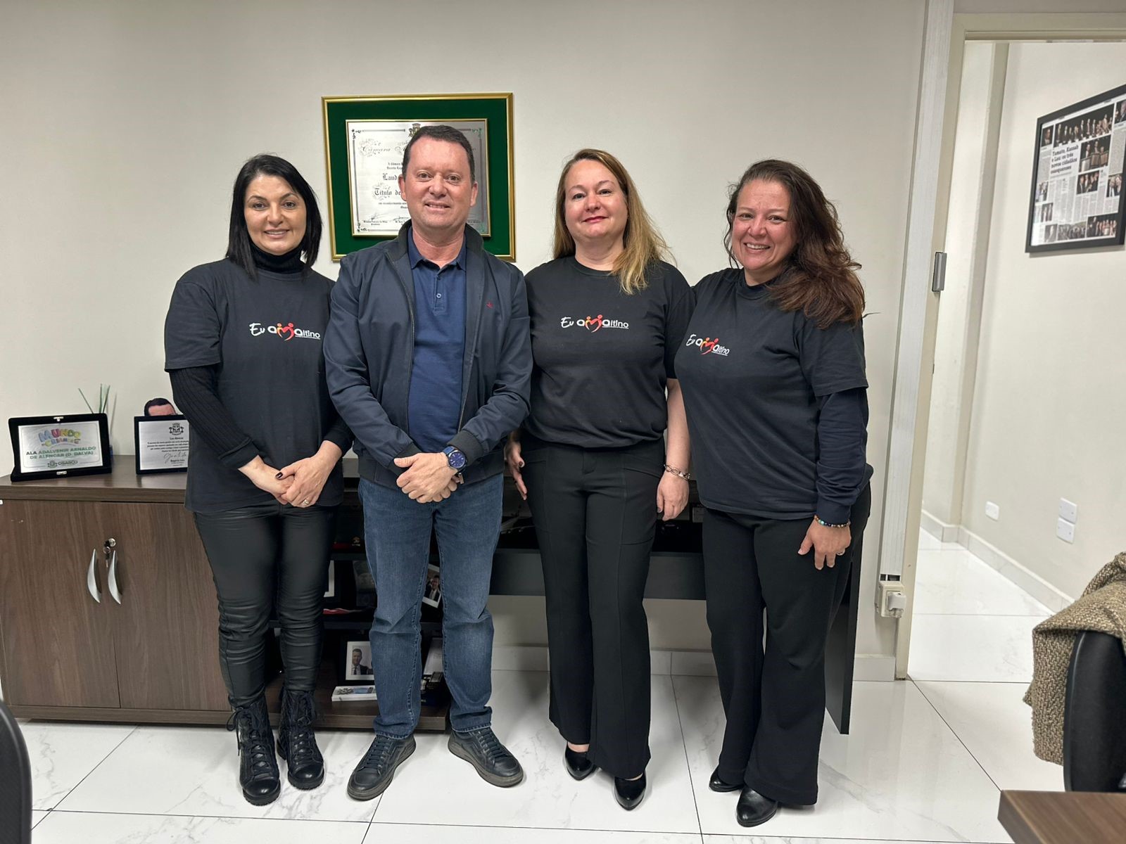 Amaltino com o vice-prefeito Lau Alencar em conversa sobre prioridades e ações em Presidente Altino